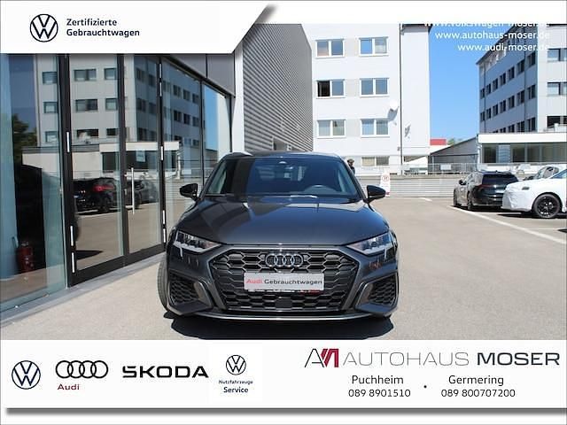 Grau Gebraucht 2022 Audi A3 Sportback e-tron Business Limousine | 23.740 € (Fairer Preis) - Bild 1/4