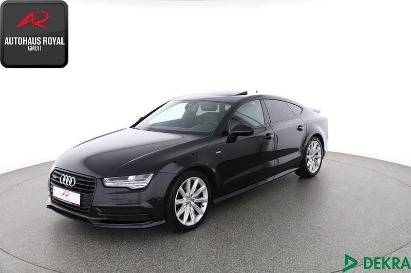 Schwarz Gebraucht 2017 Audi A7 S-Line Kleinwagen | 33.580 € (Teuer) - Bild 1/4
