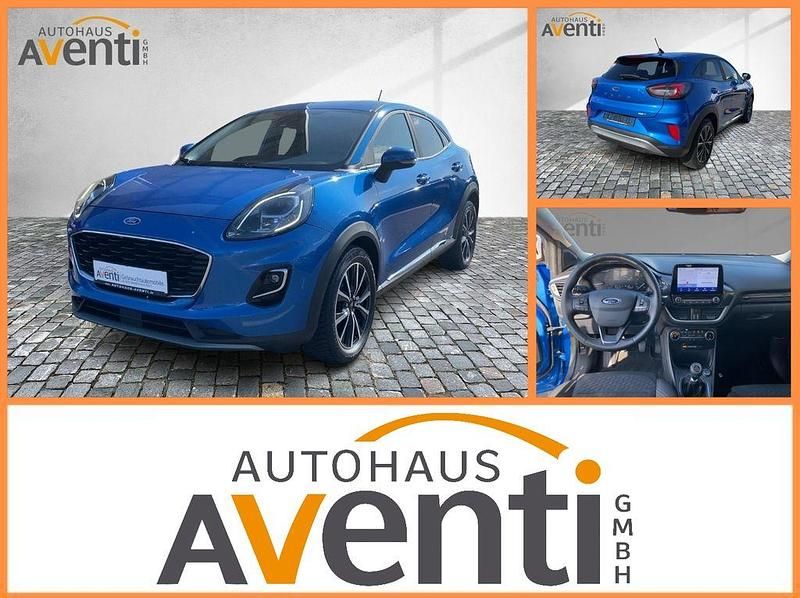 Blau Gebraucht 2021 Ford Puma Gen-E Titanium SUV | 14.848 € (Guter Preis) - Bild 1/4