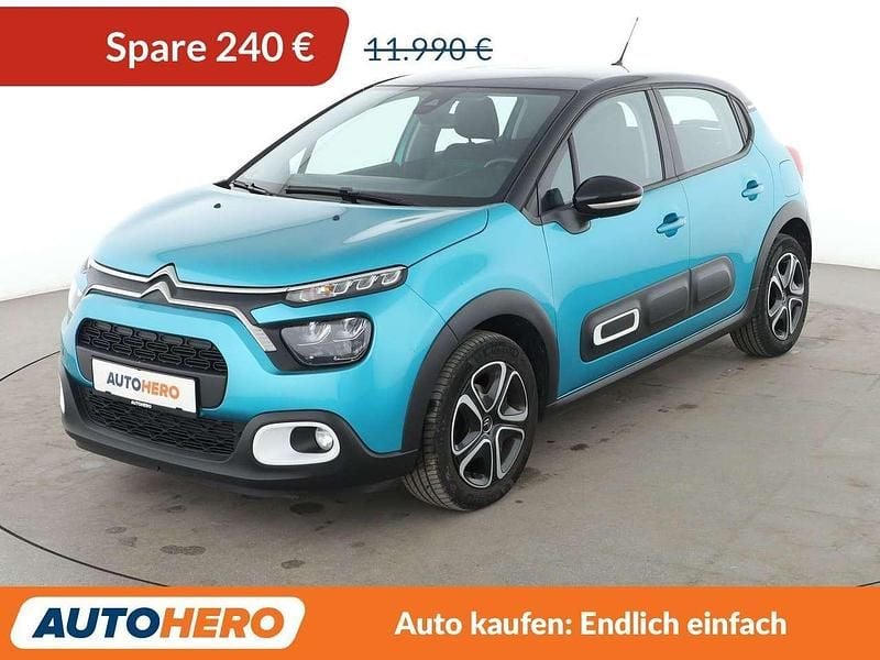 Blau Gebraucht 2021 Citroën C3 Feel Kleinwagen | 11.750 € (Fairer Preis) - Bild 1/3