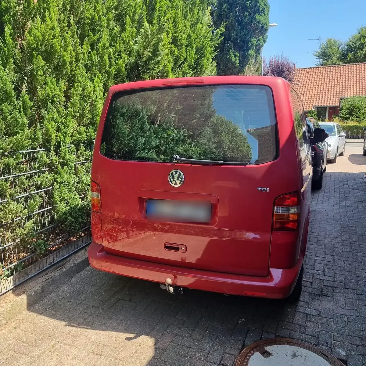 Gebraucht VW Caravelle 102 PS (75 kW) 2007 Rot Van