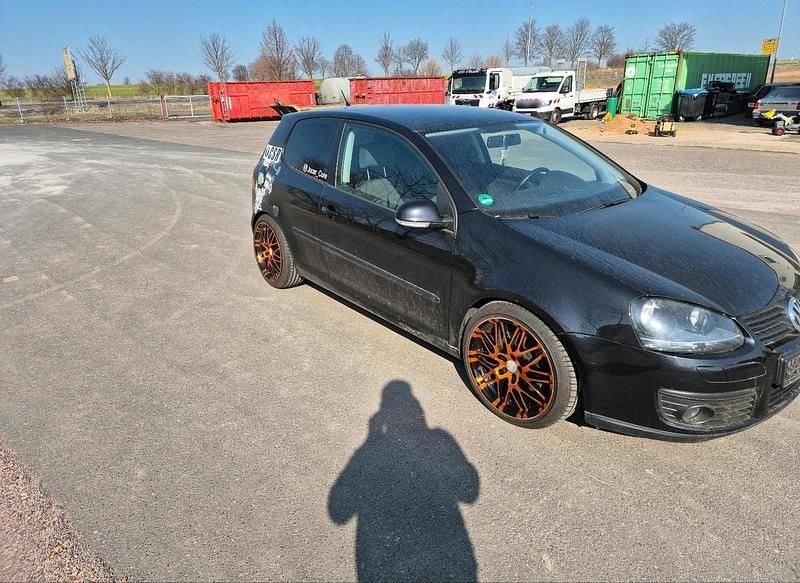 Gebraucht VW Golf V 2006 Schwarz Kleinwagen