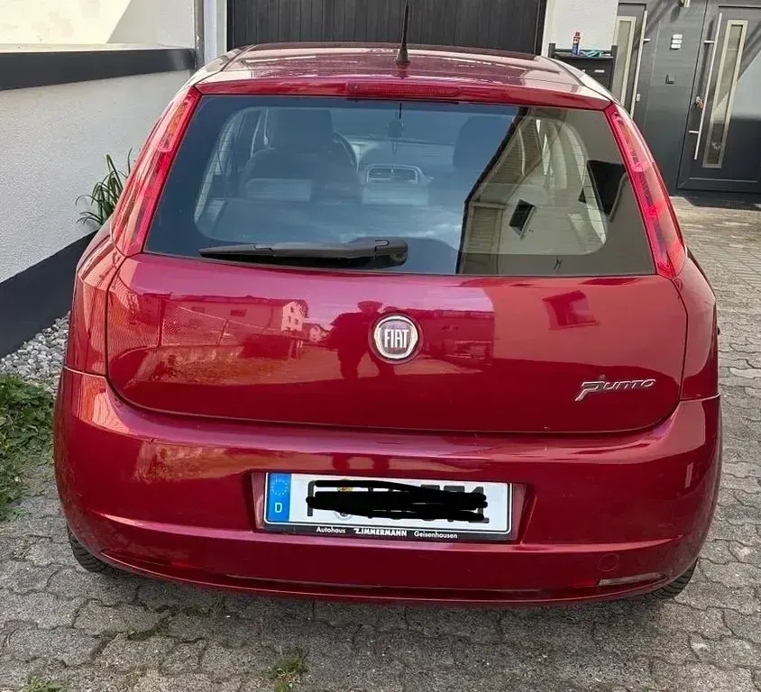 Gebraucht Fiat Punto Active 77 PS (56 kW) 2009 Rot Kleinwagen