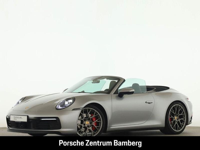 Silber Gebraucht 2020 Porsche 911 Carrera 4S Cabriolet Cabrio | 122.992 € (Fairer Preis) - Bild 1/4