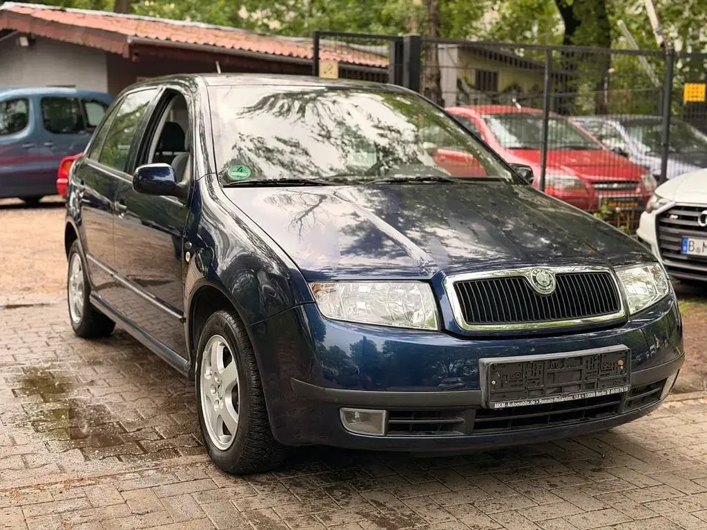 Second-hand Skoda Fabia 75 CP (55 kW) 2001 Albastru Berlinǎ