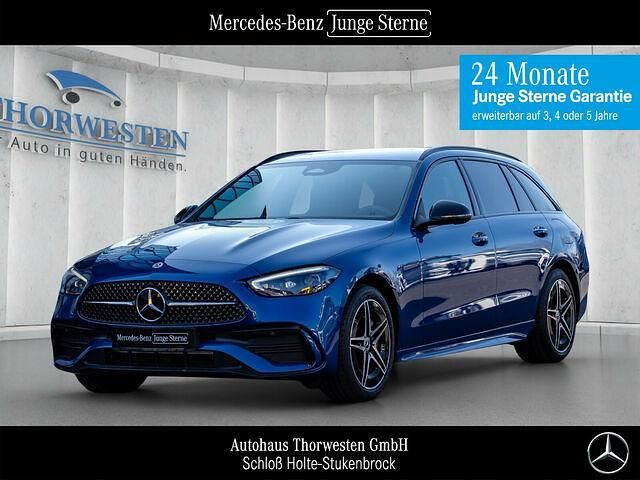 Gebraucht Mercedes C300e Advanced 204 PS (150 kW) 2023 Lack spektralblau Kombi