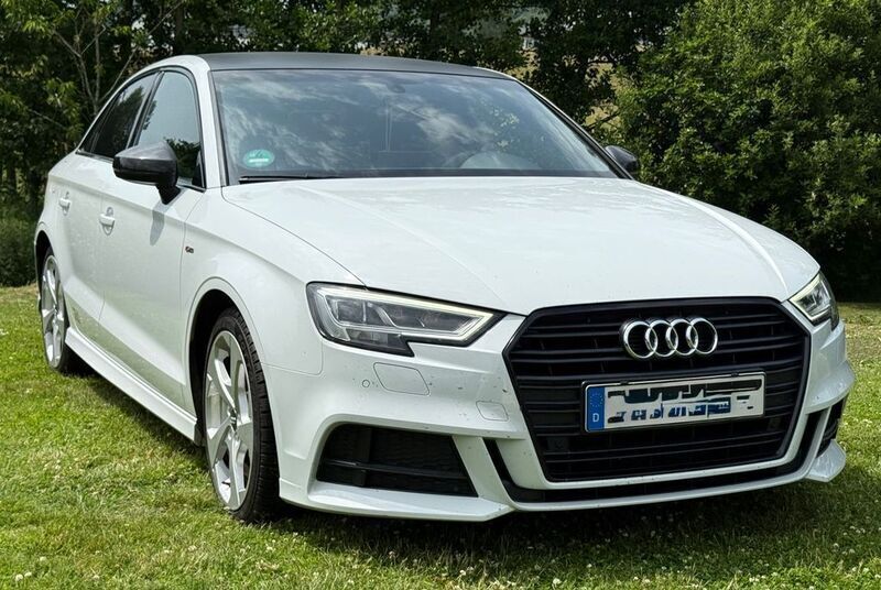 Weiß Gebraucht 2017 Audi A3 S-Line Limousine | 17.100 € (Guter Preis) - Bild 1/4