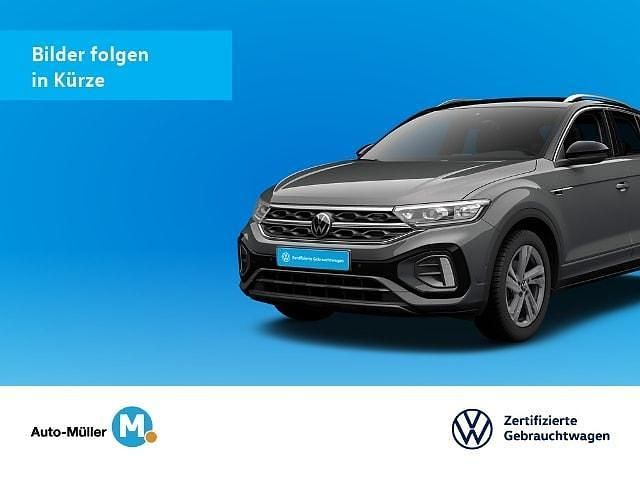 Reef blue metallic (metallic) Gebraucht 2021 VW T-Cross Style SUV | 17.970 € (Guter Preis) - Bild 1/4
