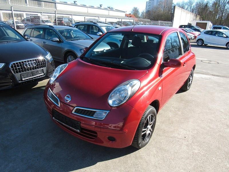Rot Gebraucht 2007 Nissan Micra Kleinwagen | 3.660 € (Etwas zu teuer) - Bild 1/4