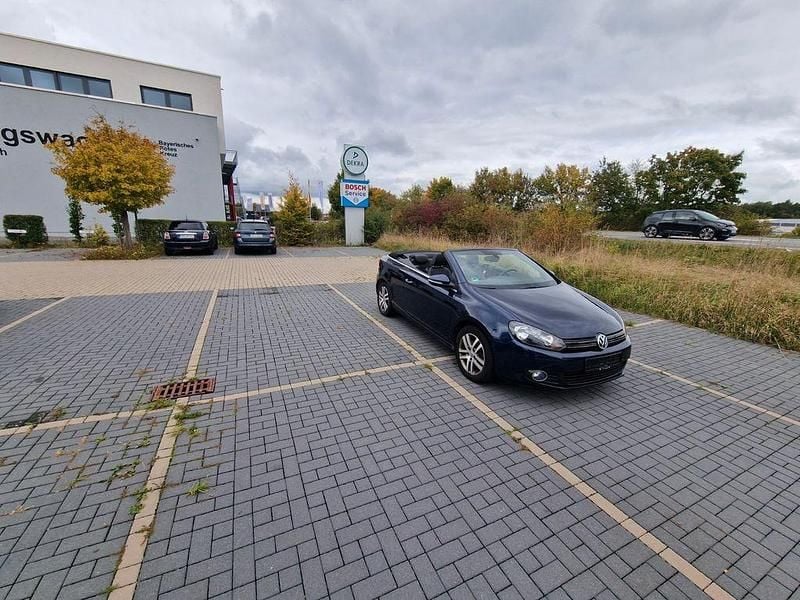 Blau Gebraucht 2012 VW Golf Cabriolet Cabrio | 7.500 € (Superpreis) - Bild 1/4
