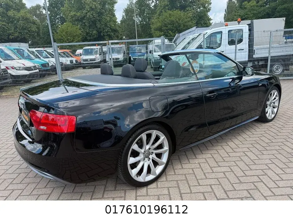 Gebraucht Audi A5 Cabriolet S-Line 177 PS (130 kW) 2013 Schwarz Cabrio