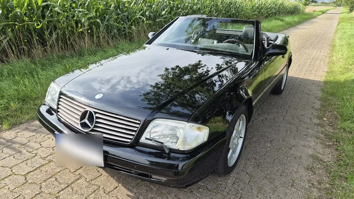 Gebraucht Mercedes SL500 306 PS (225 kW) 2000 Schwarz Cabrio
