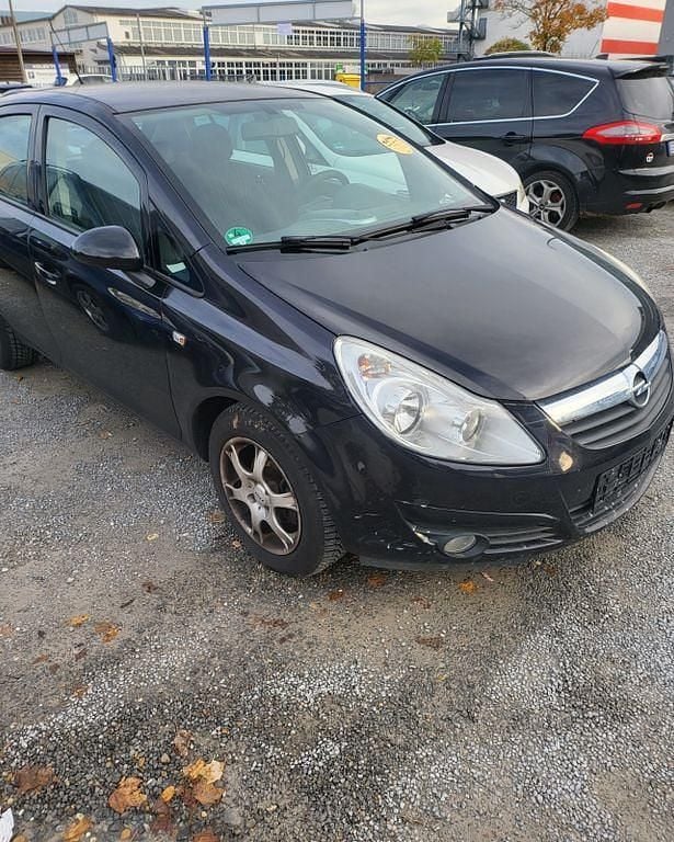 Schwarz Gebraucht 2009 Opel Corsa Edition Limousine | 690 € (Superpreis) - Bild 1/4