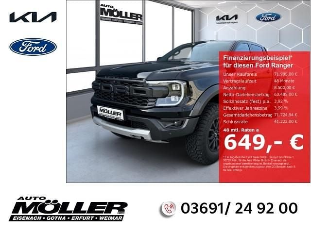 Schwarz Neu 2025 Ford Ranger Raptor Abholung | 71.985 € (Fairer Preis) - Bild 1/4