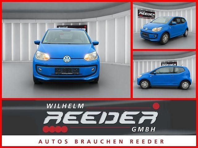 Blau Gebraucht 2015 VW up! move up! Kleinwagen | 7.600 € (Etwas zu teuer) - Bild 1/4