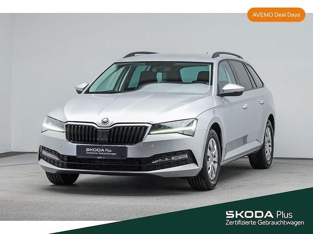 8e brilliantsilber metallic Gebraucht 2022 Skoda Superb Active Kombi | 19.888 € (Superpreis) - Bild 1/4