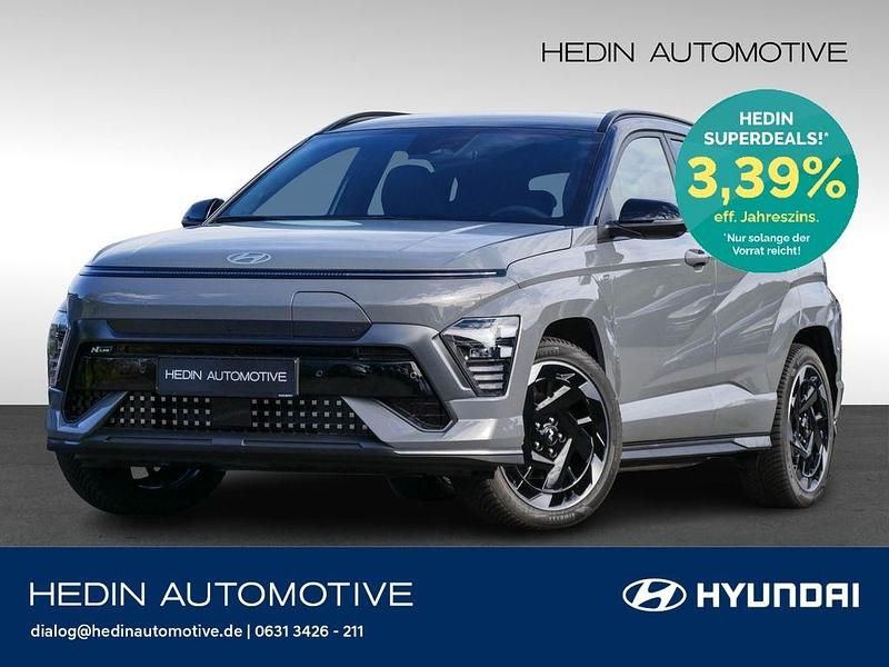 Grau Neu 2024 Hyundai Kona N Line SUV | 36.450 € (Fairer Preis) - Bild 1/4