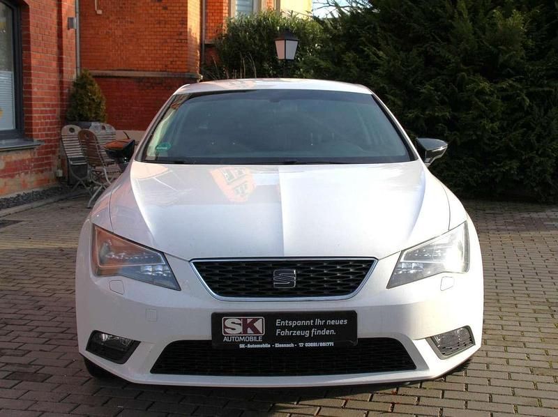 Gebraucht Seat Leon SC Style 110 PS (80 kW) 2014 Weiß Kleinwagen