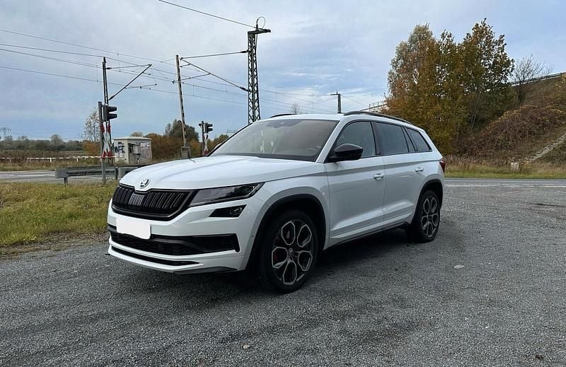 Weiß Gebraucht 2019 Skoda Kodiaq RS SUV | 25.999 € (Guter Preis) - Bild 1/4