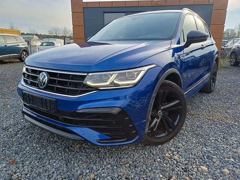 Blau Gebraucht 2021 VW Tiguan R-line SUV | 24.498 € (Superpreis) - Bild 1/4