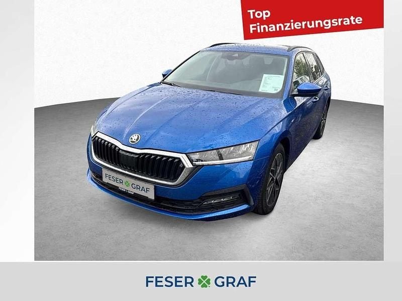 Raceblau metallic Gebraucht 2022 Skoda Octavia Ambition Kombi | 24.960 € (Guter Preis) - Bild 1/4
