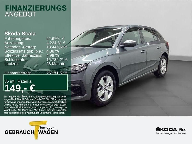 Neu Skoda Scala Selection 116 PS (85 kW) 2025 Grau Kleinwagen
