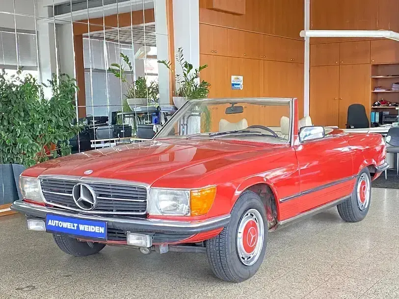 Gebraucht Mercedes SL280 185 PS (136 kW) 1979 Rot Cabrio