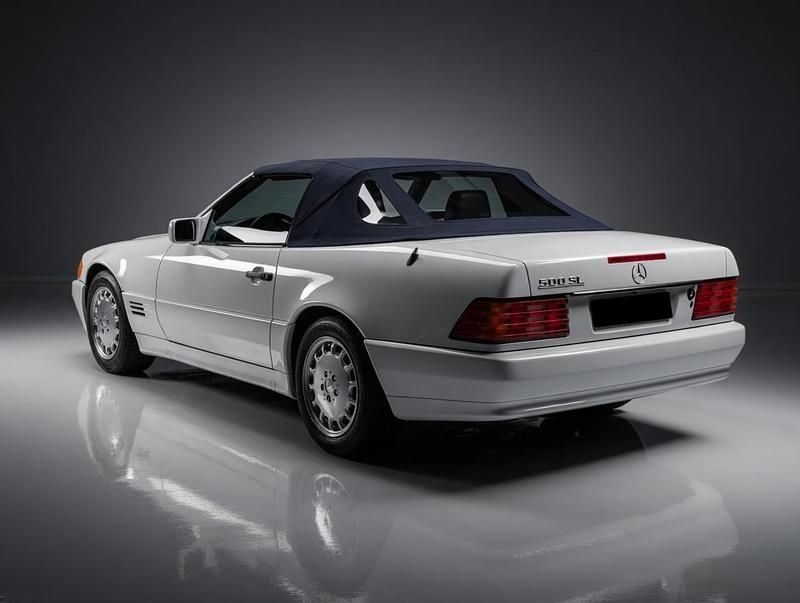 Gebraucht Mercedes SL500 326 PS (239 kW) 1992 Weiß Cabrio