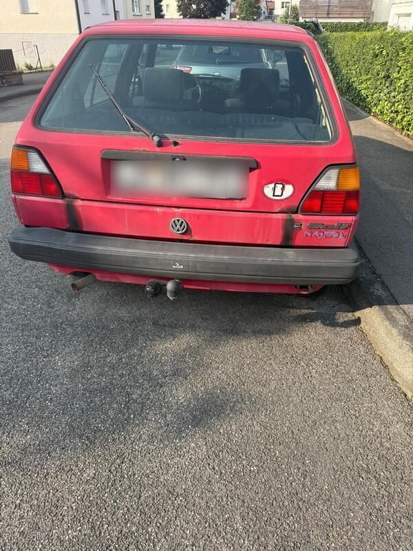 Rot Gebraucht 1990 VW Golf II Kleinwagen | 2.000 € - Bild 1/4