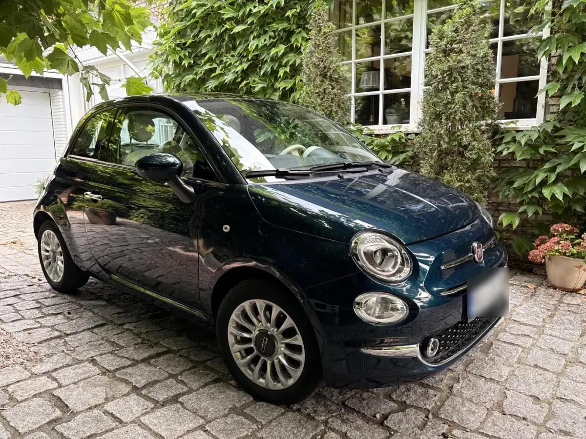 Gebraucht Fiat 500 Lounge 69 PS (50 kW) 2017 Blau Kleinwagen