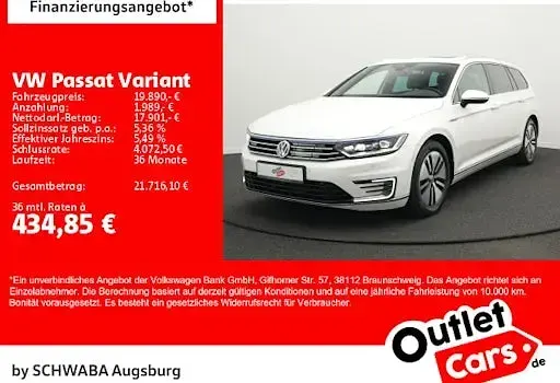 Gebraucht VW Passat GTE 218 PS (160 kW) 2018 Weiß Kombi
