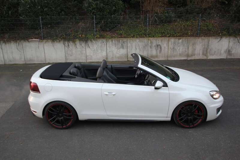 Oryxweiß perlmutteffekt Gebraucht 2012 VW Golf Cabriolet GTI Cabrio | 10.900 € (Guter Preis) - Bild 1/4