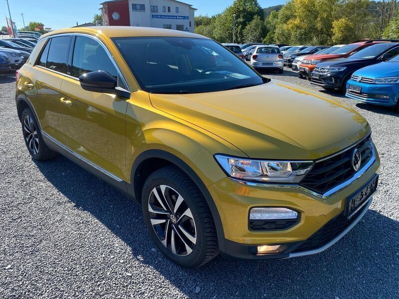 Gelb Gebraucht 2021 VW T-Roc United SUV | 20.989 € (Fairer Preis) - Bild 1/4