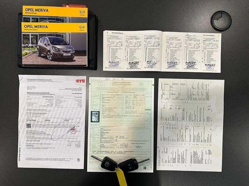 Gebraucht Opel Meriva 120 PS (88 kW) 2012 Silber Van / Kleinbus