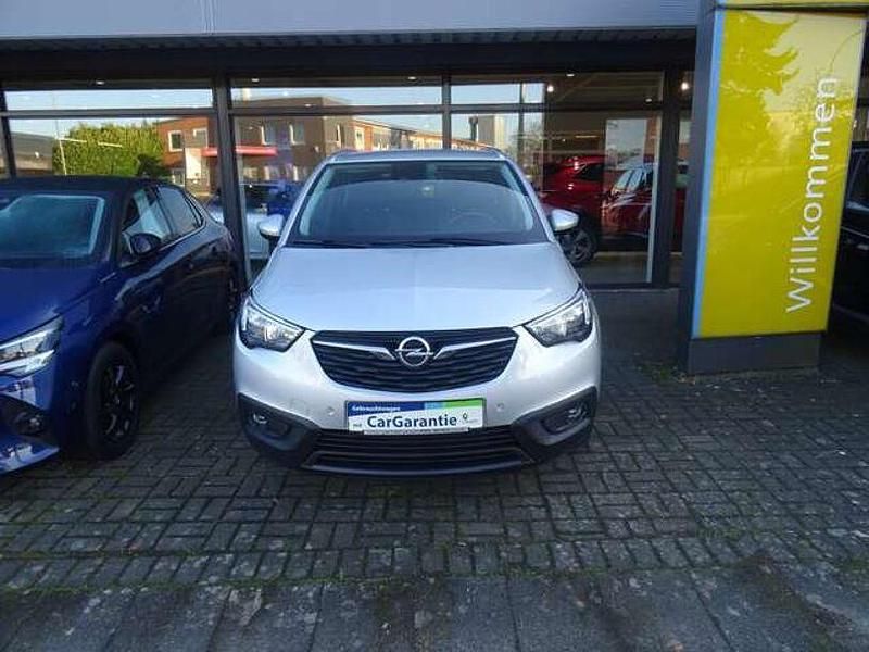Gebraucht Opel Crossland X Edition 110 PS (80 kW) 2017 Argon silber/ice silver (m2) SUV