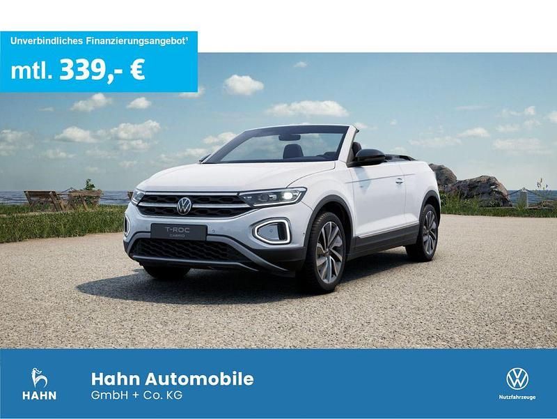 Gebraucht VW T-Roc Cabriolet 150 PS (110 kW) 2026 Pure white uni schwarz Cabrio