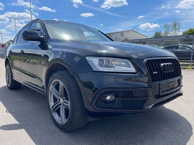 Black metallic Gebraucht 2014 Audi Q5 S-Line SUV | 11.999 € (Superpreis) - Bild 1/4