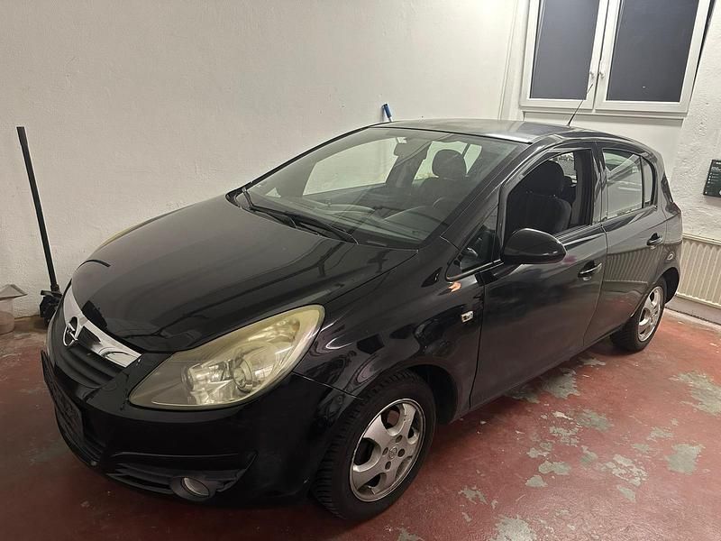 Schwarz Gebraucht 2009 Opel Corsa Kleinwagen | 900 € (Superpreis) - Bild 1/4