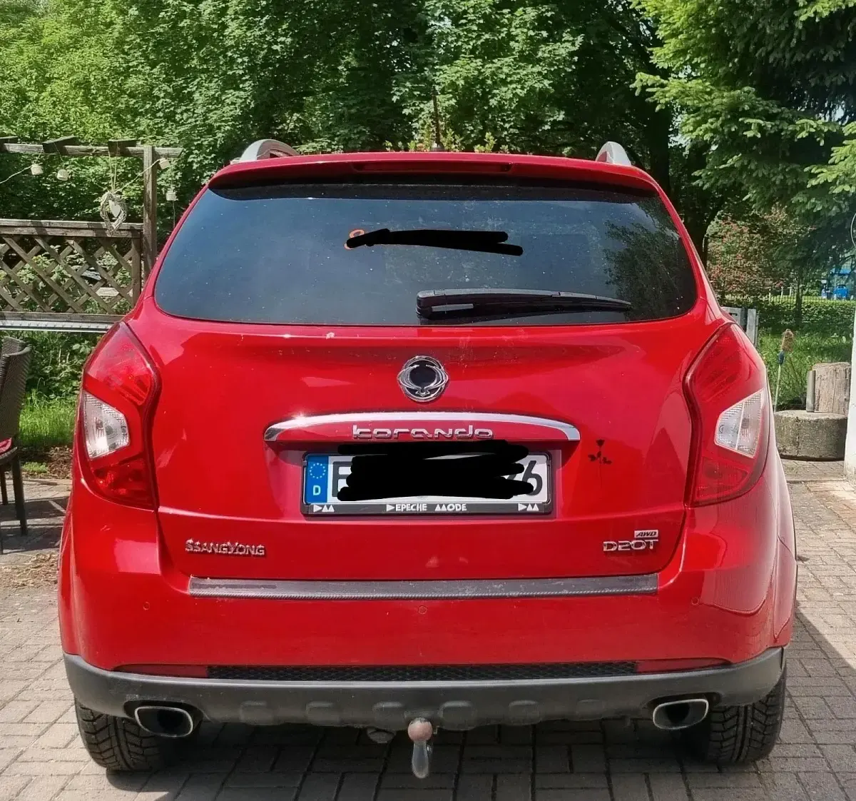 Gebraucht SsangYong Korando 2015 Rot SUV