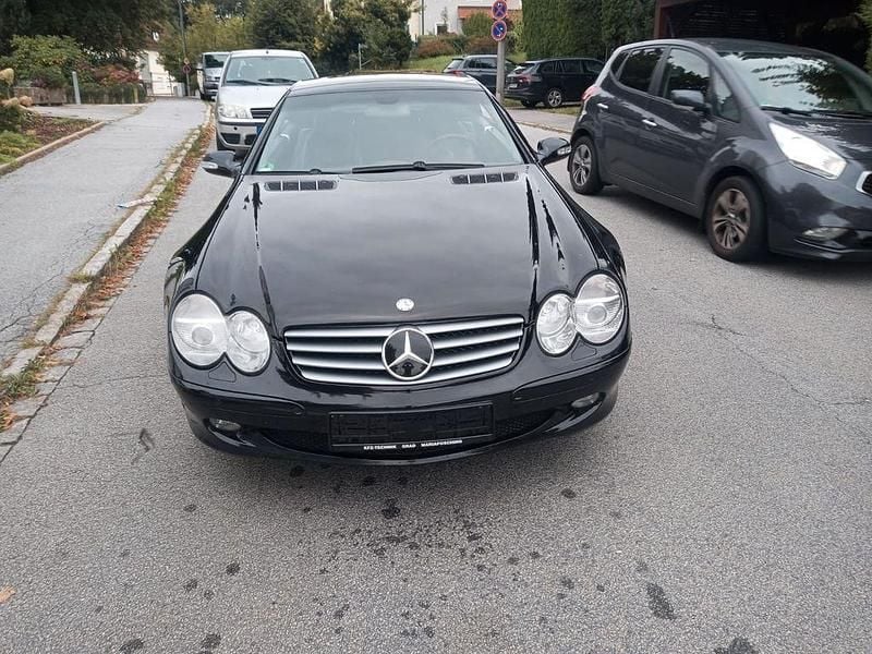 Schwarz Gebraucht 2002 Mercedes SL500 Cabrio | 16.999 € (Guter Preis) - Bild 1/4