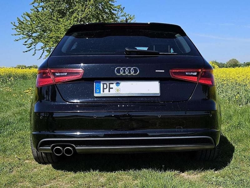 Brugt Audi A3 S-Line 179 HK (131 kW) 2014 Sort Sedan