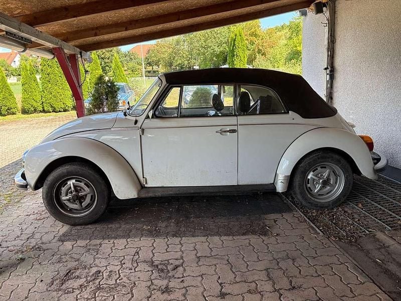 Arktisweiß Gebraucht 1979 VW Käfer Cabrio | 17.900 € - Bild 1/4