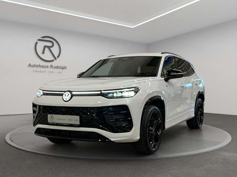 Pure white Neu 2025 VW Tayron R-line SUV | 57.980 € (Superpreis) - Bild 1/4
