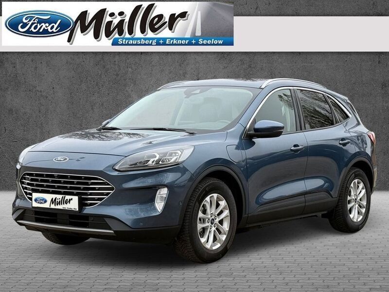 Chromablau metallic Gebraucht 2021 Ford Kuga Titanium X SUV | 23.900 € (Guter Preis) - Bild 1/4