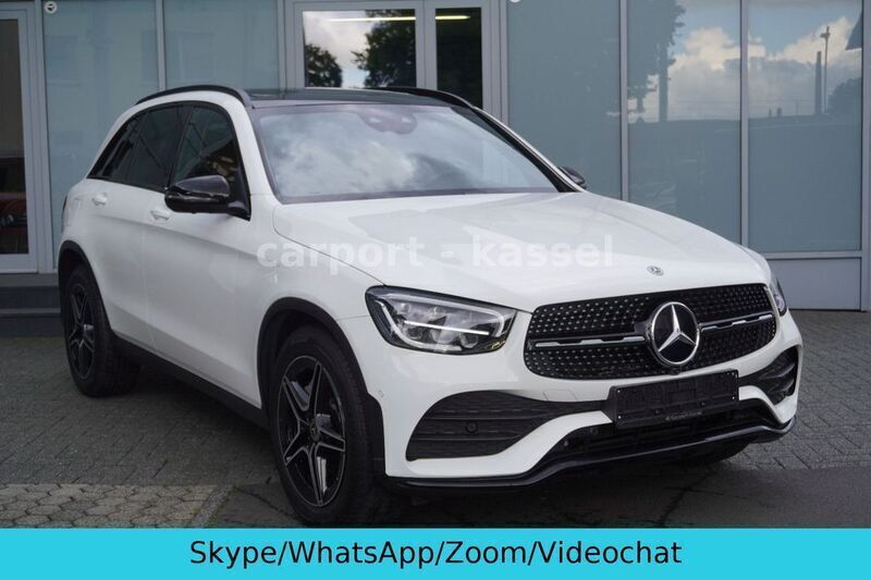 Polarweiss unilack Gebraucht 2019 Mercedes GLC200 AMG SUV | 36.499 € (Superpreis) - Bild 1/3
