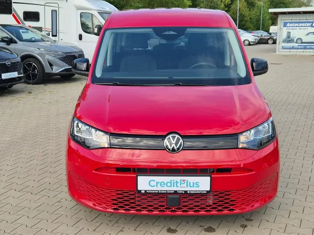 Neu VW Caddy Basis 116 PS (85 kW) 2026 Rot Van / Kleinbus