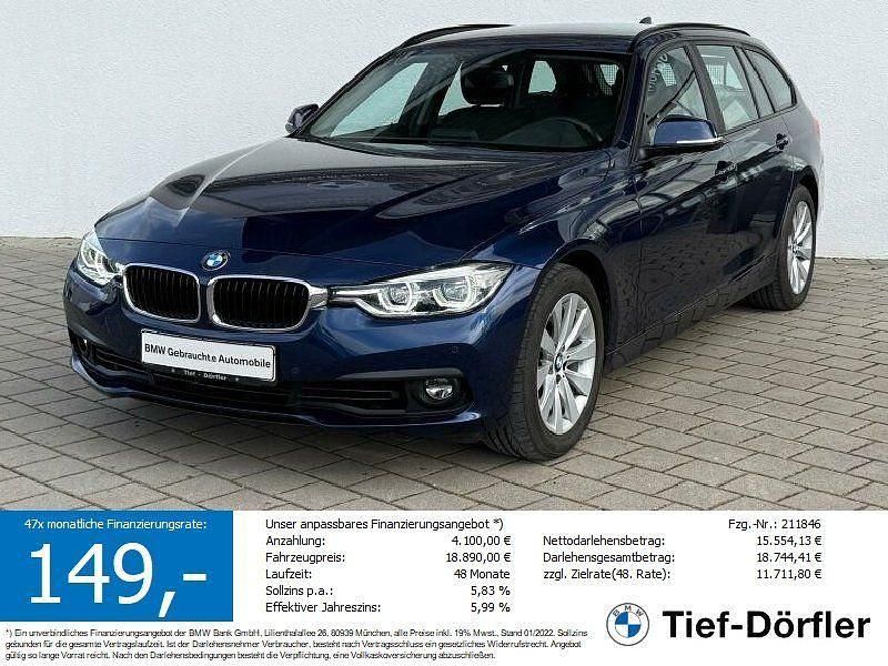 Gebraucht BMW 318 136 PS (100 kW) 2019 Mediterranblau metallic Kombi
