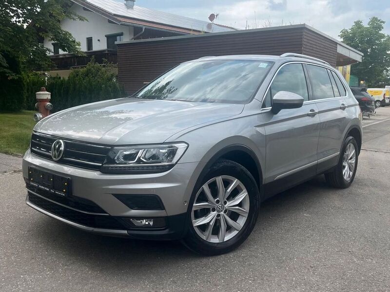 Silber Gebraucht 2017 VW Tiguan Highline SUV | 20.990 € (Guter Preis) - Bild 1/4