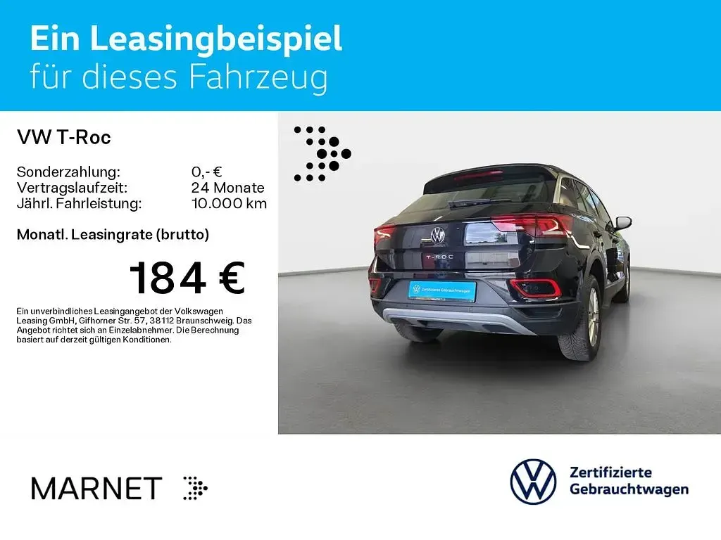 Gebraucht VW T-Roc Life 116 PS (85 kW) 2025 Deep black perleffekt SUV