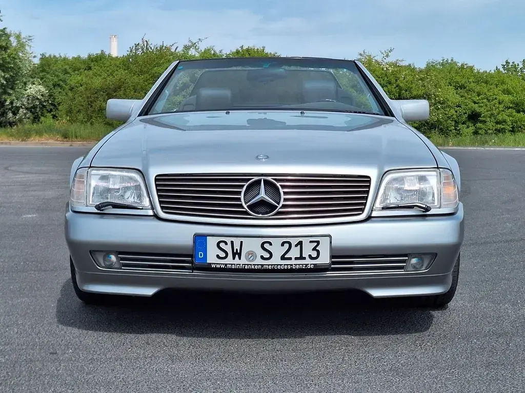 Gebraucht Mercedes SL320 231 PS (169 kW) 1995 Silber Cabrio
